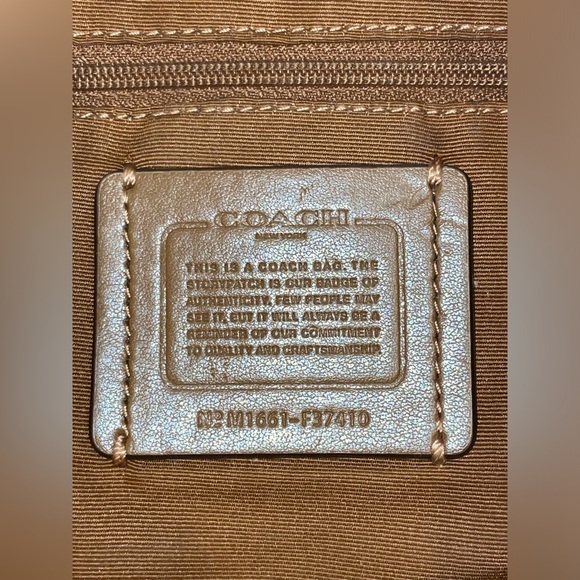 Coach Leather Billie Saddle Brown Backpack - Picture 12 of 12